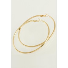 Ayena Moda Ezme Halka Küpe 6 cm