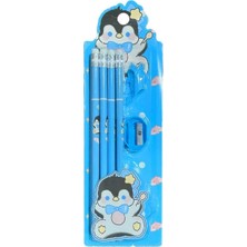 Luminoo Kırtasiye Butik Kalem Seti Sevimli Hayvanlar 10 Prç  - Mini Penguen Seti
