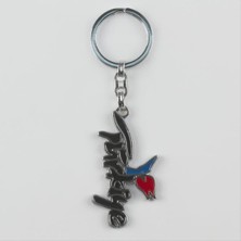 Ayena Moda Türkiye Yazılı Metal Anahtarlık