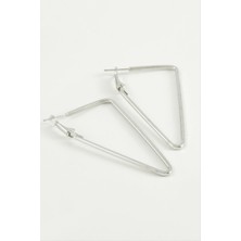 Ayena Moda Üçgen Halka Küpe 7 cm