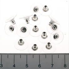 Ayena Moda Plastik Metal Küpe Arkalığı 1000 Adet