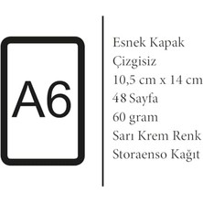 Scream Series - A6, Caravaggio 4'lü Defter Seti Iı, Çizgisiz, Toplam 192 Sayfa, Her Biri 48 Sayfa, Tel Dikiş, Esnek Kapak, Oval Kenar, Tuval Doku, 60 Gram, Sarı Krem Renk
