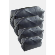 Ayena Moda 4 Adet El Tutmalı Makyaj Çantası