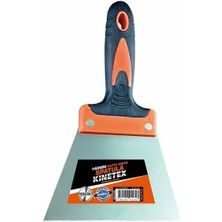 KTX-2162 Kauçuk Saplı Çelik Boyacı Spatulası, Çok Renkli (Asorti), 140MM, Profesyonel Boya Uygulama Aleti