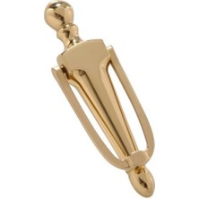 Bu Grup 852394 6 – 1/5,1 cm Kapı Tokmağı – Masif Pirinç – Parlak Pirinç Finish Tekli Paket