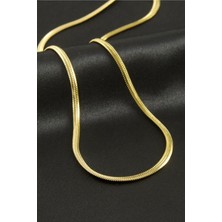 Ayena Moda Italyan Zincir Çelik Kolye 60 cm