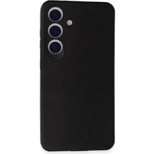 Buğz Samsung Galaxy S24 Kılıf Loop Deri Silikon - Siyah