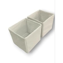 Room 2'li Beyaz Çekmece Içi Düzenleyici Organizer Set - Çok Amaçlı Dolap Içi Kutu Seti (13 * 13 * 13)