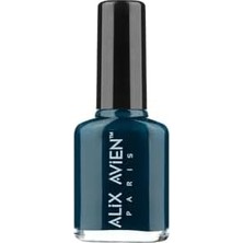 Alıx Avıen Limited Edition Işıltılı Petrol Mavi Oje-Yüksek Pigmentli Kalıcılık Hızlı Kuruma-Nail Lacquer No:6
