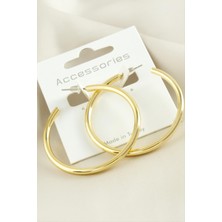 Ayena Moda Boru Halka Küpe 4,5 cm