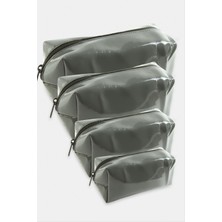 Ayena Moda 4 Adet El Tutmalı Makyaj Çantası