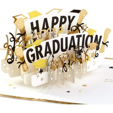 Wonder Pop Up Mezuniyet Kartı (Happy Graduation)