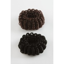 Ayena Moda Saç Örgülü Lastikli Toka 6 cm