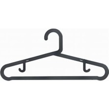 Ince Plastik Kıyafet Askısı – Dayanıklı Hafif Esnek, T-Shirt, Gömlek, Ceket, Pantolon ve Elbise Için Slim Askı (Standart, Adet, 10)