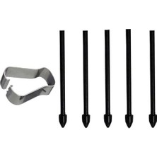 Kalem Değiştirme Uçları, 5 Adet Yedek Uç Seti, Yumuşak Stylus Kalem Uçları ile Araçlar ve Plastik Kutu, Çoğu Tab S7, Tab S6, 10, 20 ve Tüm Versiyonlar Için Uyumlu
