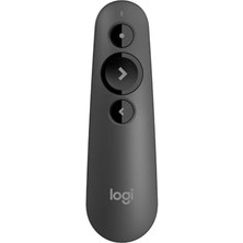 R500S Sunucu, Lazer Sınıfı 1, Bluetooth ve USB Için, Evrensel Uyumlu, 20 Metre Menzil, Yapılandırılabilir, 12 Ay Çalışma Süresine Sahip Akıllı Pil Kullanımı, Koyu Gri