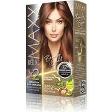 Haır Color (Keratin)'li 1 Kutu (2 x 50 Ml) (Karamel Kahve 7.7)