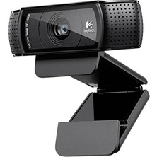 C920 Hd Pro Web Kamerası, Full-Hd 1080P, 78° Görüş Alanı, Otomatik Odaklama, Net Stereo Ses, Pozlama Düzeltme, USB Bağlantısı, Skype, Facetime, Hangouts, Vb. Için, Pc/mac/chromeos/ Için, Siyah