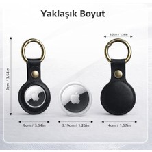 Airtag Deri Anahtarlık, Haiki Gerçek Deri, Anahtarlık Deri