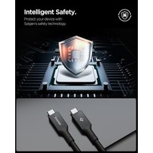 Usb-C To Usb-C 2 Metre Kablo 100W Güç/pps 2.0 Desteği Super Hızlı Şarj / 5 Gbps (E-Marker Çip) Data Aktarım Hızı/pd USB 3.2 Type-C Ekstra Dayanıklı Mfı Lisanslı - ACA09460