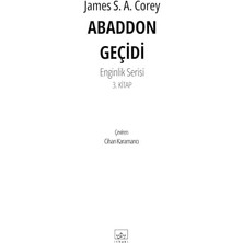Abaddon Geçidi - Enginlik Serisi 3. Kitap