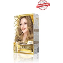 Gold Serisi 24K Altın Parçacıklı Serum ile 1 Kutu 2 x 50 ml ve Geliştiriciler Saç Boyası (Bal Köpüğü 8.3)