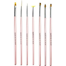 Nail Art Tırnak Süsleme Fırça Seti 7'li - 02