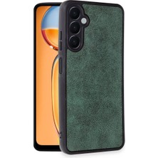 Buğz Samsung Galaxy A56 Kılıf Aras Deri Kapak - Koyu Yeşil