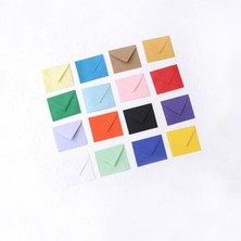 Minik Zarf, 7x9 cm 25 Adet (Siyah)