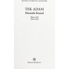 Tek Adam Cilt 2 (Büyük Boy): Mustafa Kemal 1919 - 1922