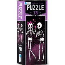 Pusat Blue Focus Skeleton Love - Puzzle 78 Parça