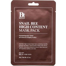 Benton Snail Bee High Content Mask - Salyangoz Özlü Maske 1 Paket (1 x 20 G)