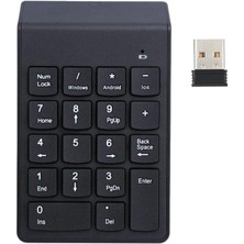 Kablosuz Keypad Klavye Numlock Numped Windows Uyumlu 2.4ghz