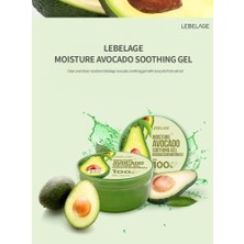 Yüz ve Vücut Için Yüzde Yüz Doğal Avocado Özü Soothing Gel Krem 300ML