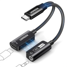 USB C'den 3,5 mm Aux Adaptörüne Pd 60W Hızlı Şarj, 15 Için Manyetik USB Ses Kartı, Dizüstü Bilgisayar ve Kulaklık (Ctıa/omtp Standardı) Vb.