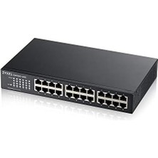 24-Port 10/100/1000 Gigabit Ethernet Unmanaged Switch | Fansız Tasarım