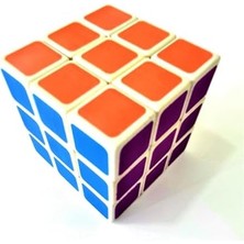 3x3 Klasik Zeka Küpü, Renkli, Yapboz Oyunu