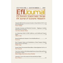 Pusat Efil Ekonomi Araştırmaları Dergisi - Cil:1 Sayı:1 2018