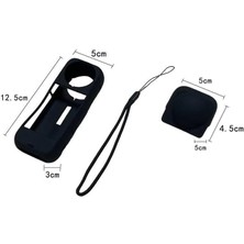 Insta 360 X4 Uyumlu Silikon Kılıf Koruma Kılıfı Soft Case
