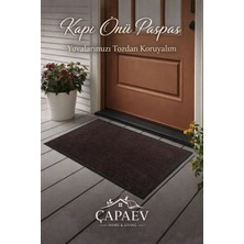 Butik Yıldız Nem Alıcı Toz Kontrol Paspası Kapı Önü Toz&nem Kontrol Paspasları 50 cm x 80 cm -Bordo Renk