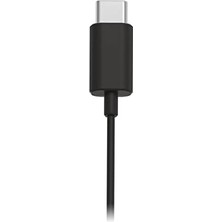 TAE5008BK/00 Mikrofonlu Kulak Içi Kulaklık | Hafif Kablolu Kulaklık | Usb-C Bağlantısı | 1,2 M Kablo | Inline Uzaktan Kumanda | 3 Boyut | Net Ses ve Güçlü Bas | Siyah