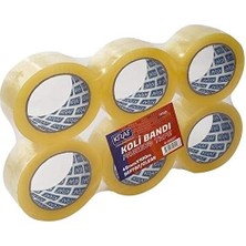 Bant Koli Şeffaf 45CMX100M 6 Lı Paket