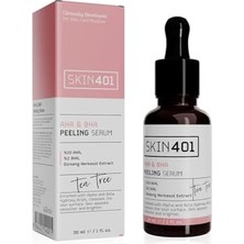 SKIN401 Aha%10 Bha%2 Canlandırıcı Cilt Tonu Eşitleyici Yüz Peeling Serum 30ML