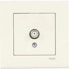 Krem Uydu Prizi F Konnektörlü Sonlu