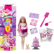 Barbie Party Unboxed Köpeğimin Doğum Günü Serisi Mavi Elbiseli