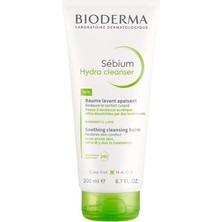 Sebium Hydra Cleanser Kurutucu Etki Altındaki Akne Eğilimli Hassas Ciltler Için Balm Dokulu Nazik Temizleyici 200 ml