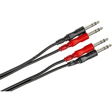 Dual 1/4 Inç Trs (M) - 1/4 Inç Trs (M) Balanslı Kablo 2 M (CSS-202)