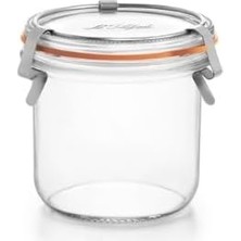 Klipsli 2'li Cam Kavanoz Seti (1 Adet 580 ml - 1 Adet 425 Ml)