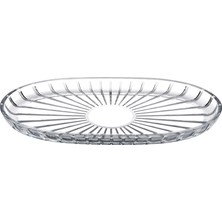 Elegant Oval Servis Tabağı 163X278 mm 000-SEFFAF 1 Ofset Hediyelik Kutu 6 Paşabahce