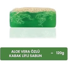 Doğal Kabak Lifli Aloe Vera Özlü Sabun